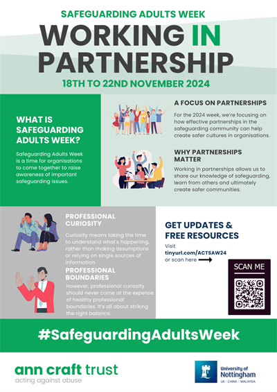 Safeguarding Adults Week Poster